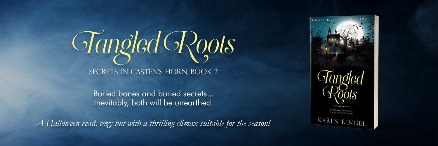 Release Day! Tangled Roots – a cozy mystery with supernatural suspense
